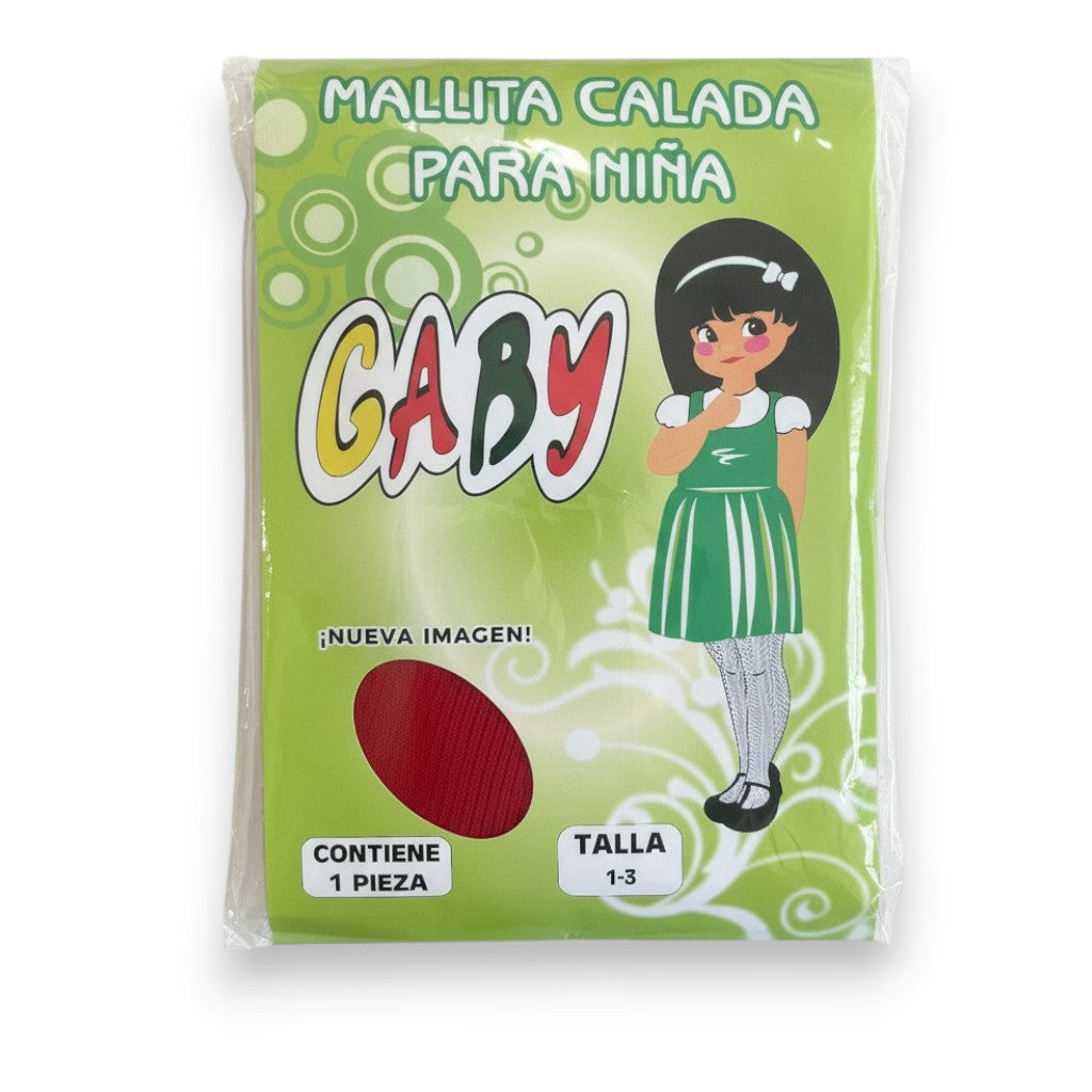 Malla calada de nylon varios colores para niña Gaby