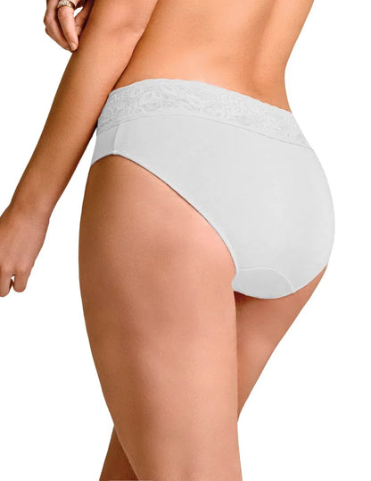 Bikini con algodón y encaje #8530
