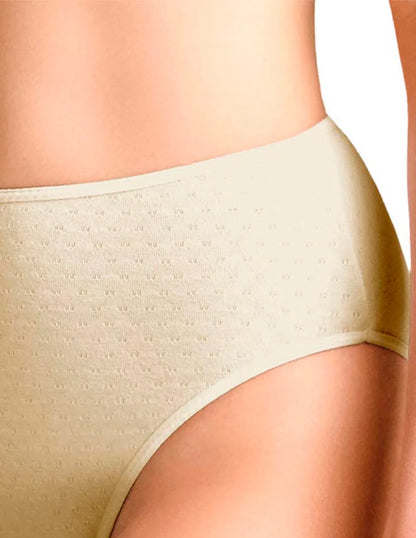 Pantaleta corte francés con algodón piqué #560