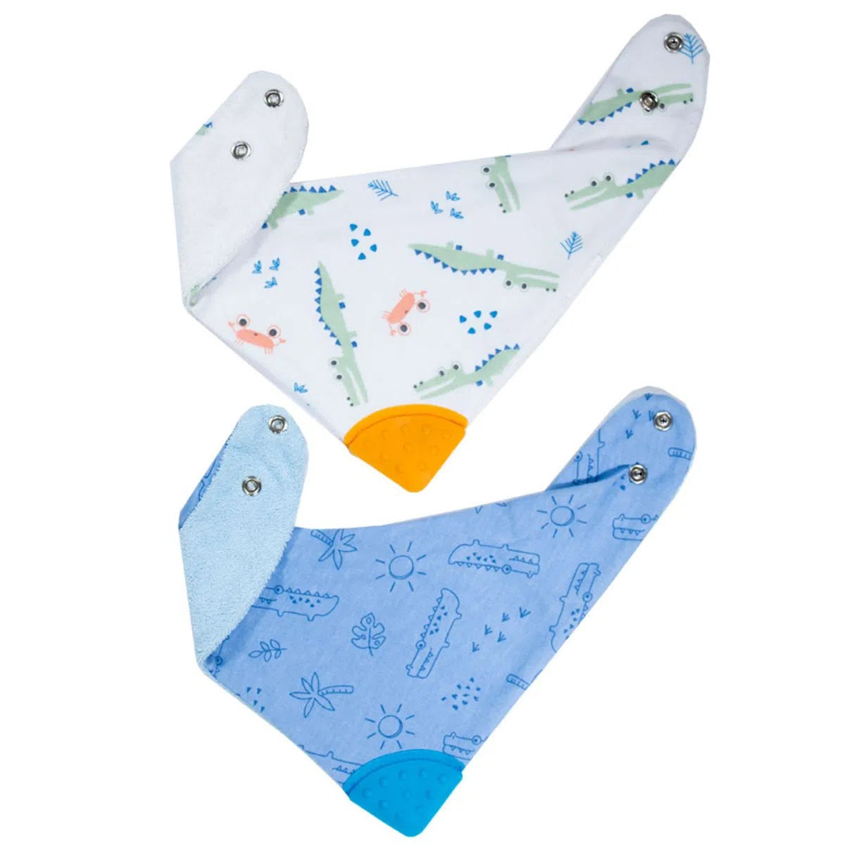 Baberos bandana con mordedera
