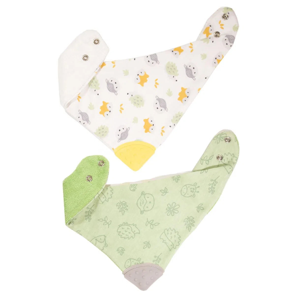 Baberos bandana con mordedera