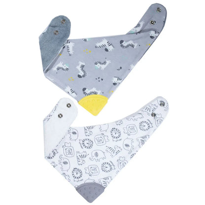 Baberos bandana con mordedera
