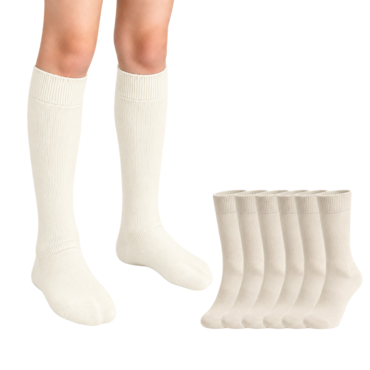 Calcetines de algodón niño Koos paquete de 6