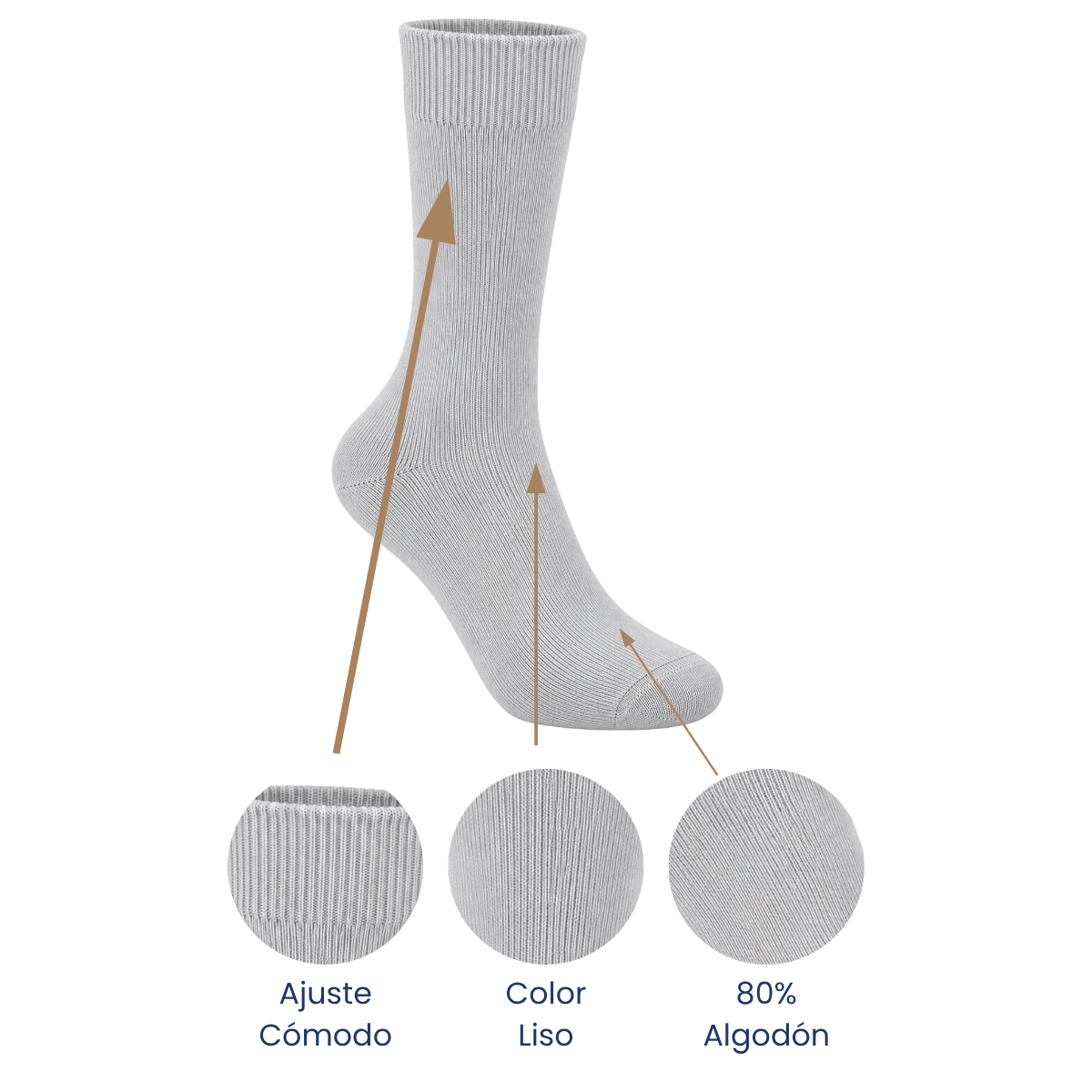 Calcetines de algodón niño Koos paquete de 6