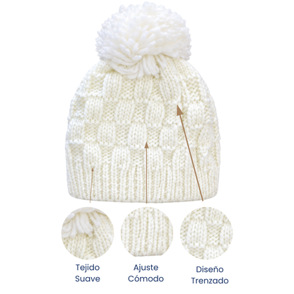 Gorro tejido trenzado surtido infantil Valiz paquete de 6