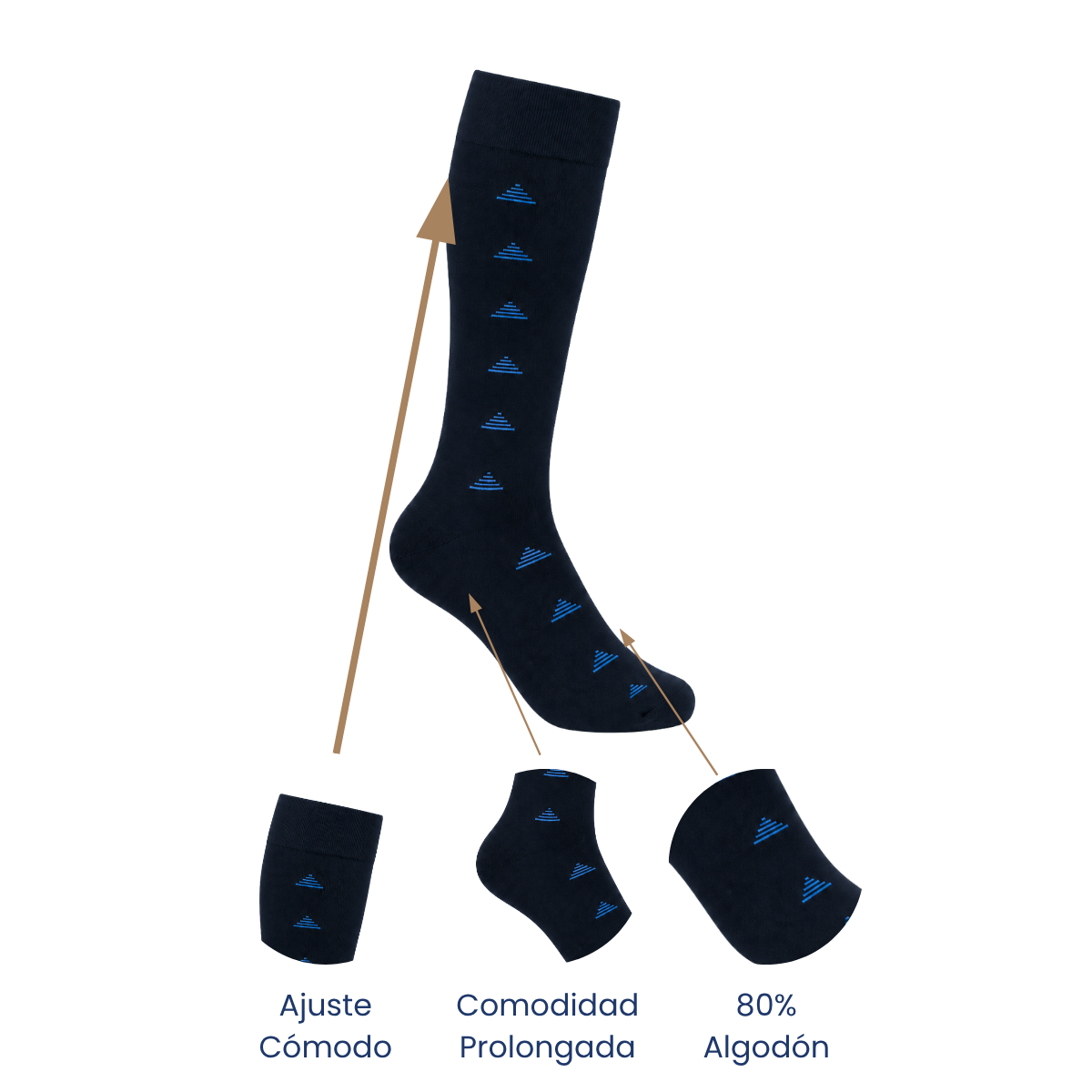 Calcetines para diabético Elite Koos caballero paquete de 6