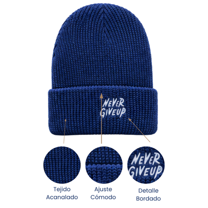 Gorro tejido acanalado surtido caballero Valiz paquete de 6