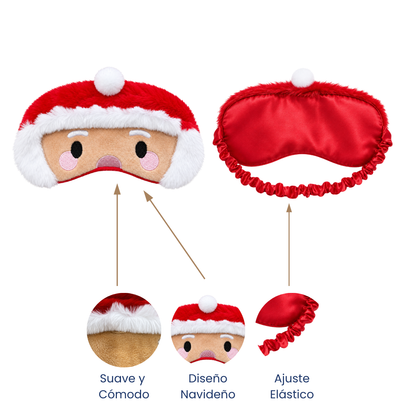 Antifaz navideño de santa claus unisex Valiz