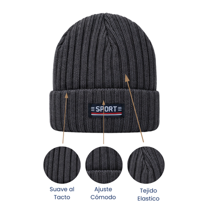 Gorro deportivo sport surtido caballero Valiz paquete de 6