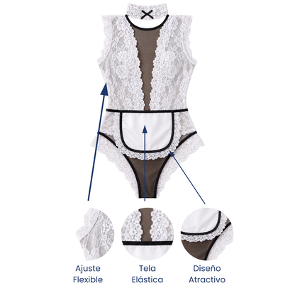 Baby doll disfraz mucama #934 LUK