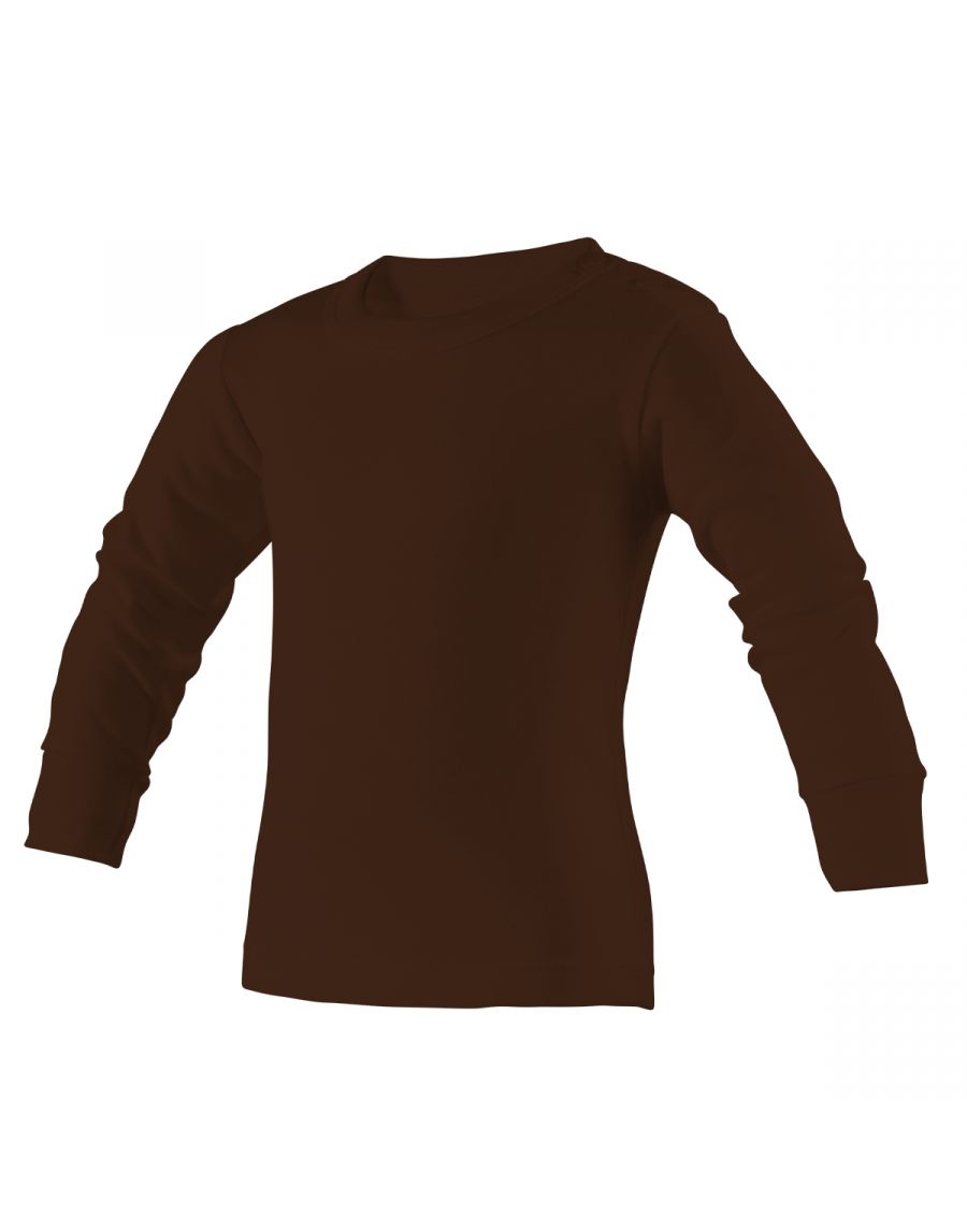 Playera ramoncito cuello redondo manga larga colores bebé