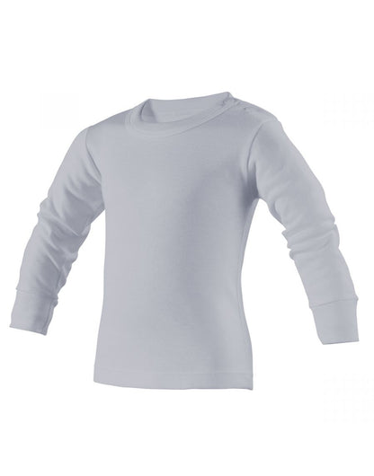 Playera ramoncito cuello redondo manga larga colores bebé