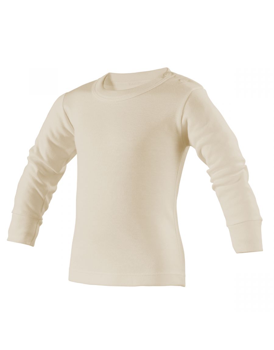 Playera ramoncito cuello redondo manga larga colores bebé