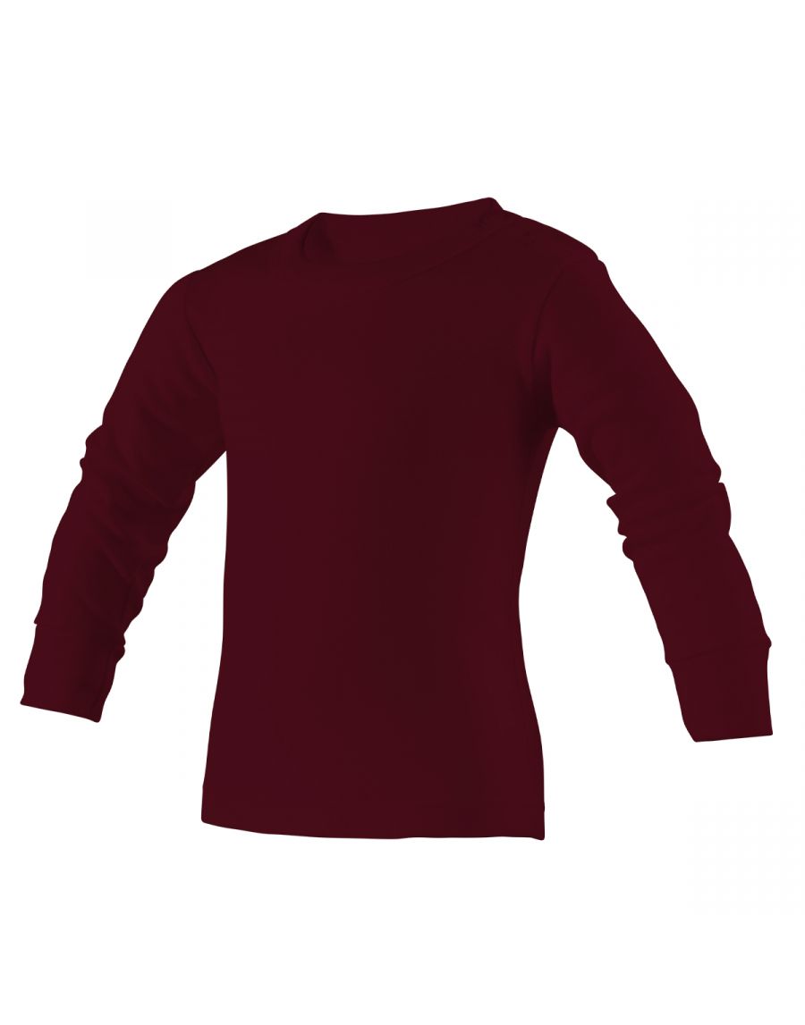 Playera ramoncito cuello redondo manga larga colores bebé