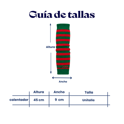 Calentador navideño rayado unisex Leka