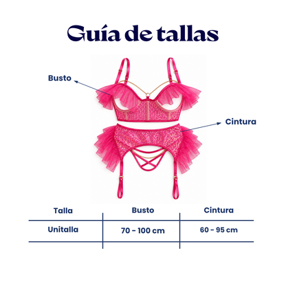Baby doll disfraz barbie conjunto unitalla dama