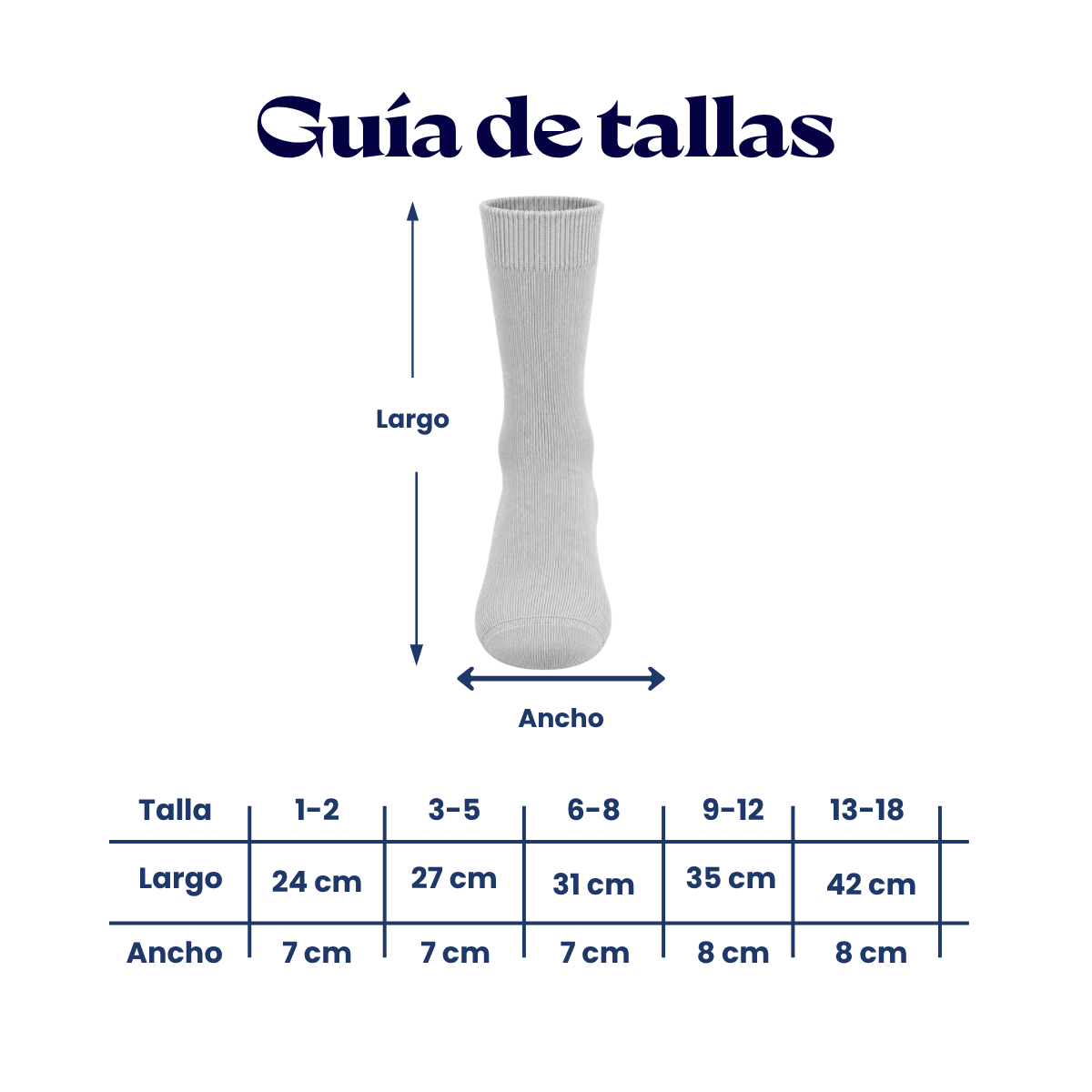 Calcetines de algodón niño Koos paquete de 6