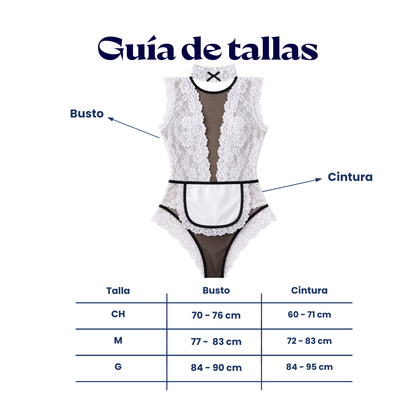 Baby doll disfraz mucama #934 LUK