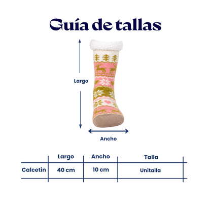Calcetín con interior aborregado surtido unisex BBS paquete de 6
