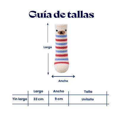 Tin largo afelpado con diseño surtido dama BBS paquete de 6