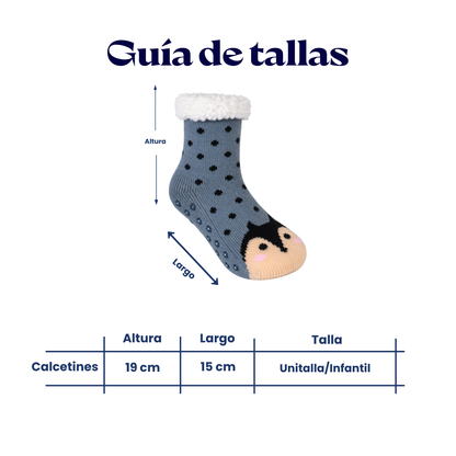 Calcetínes infantiles diseño animalitos unisex BBS