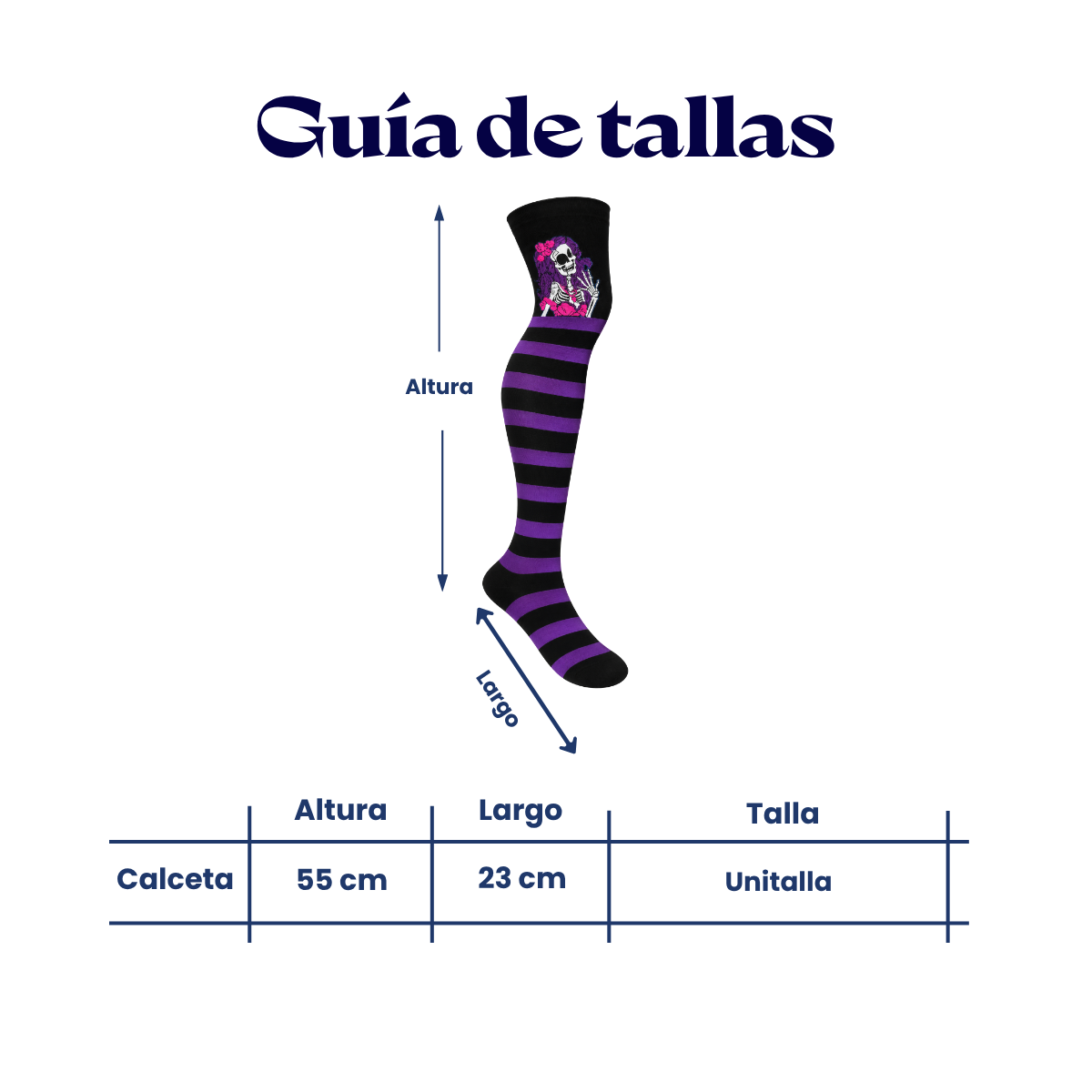 Calceta medieta catrina rosa unitalla Leka