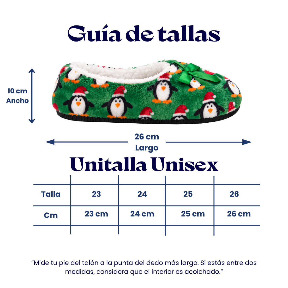 Pantuflas afelpada navideña surtidas unisex Valiz paquete de 6
