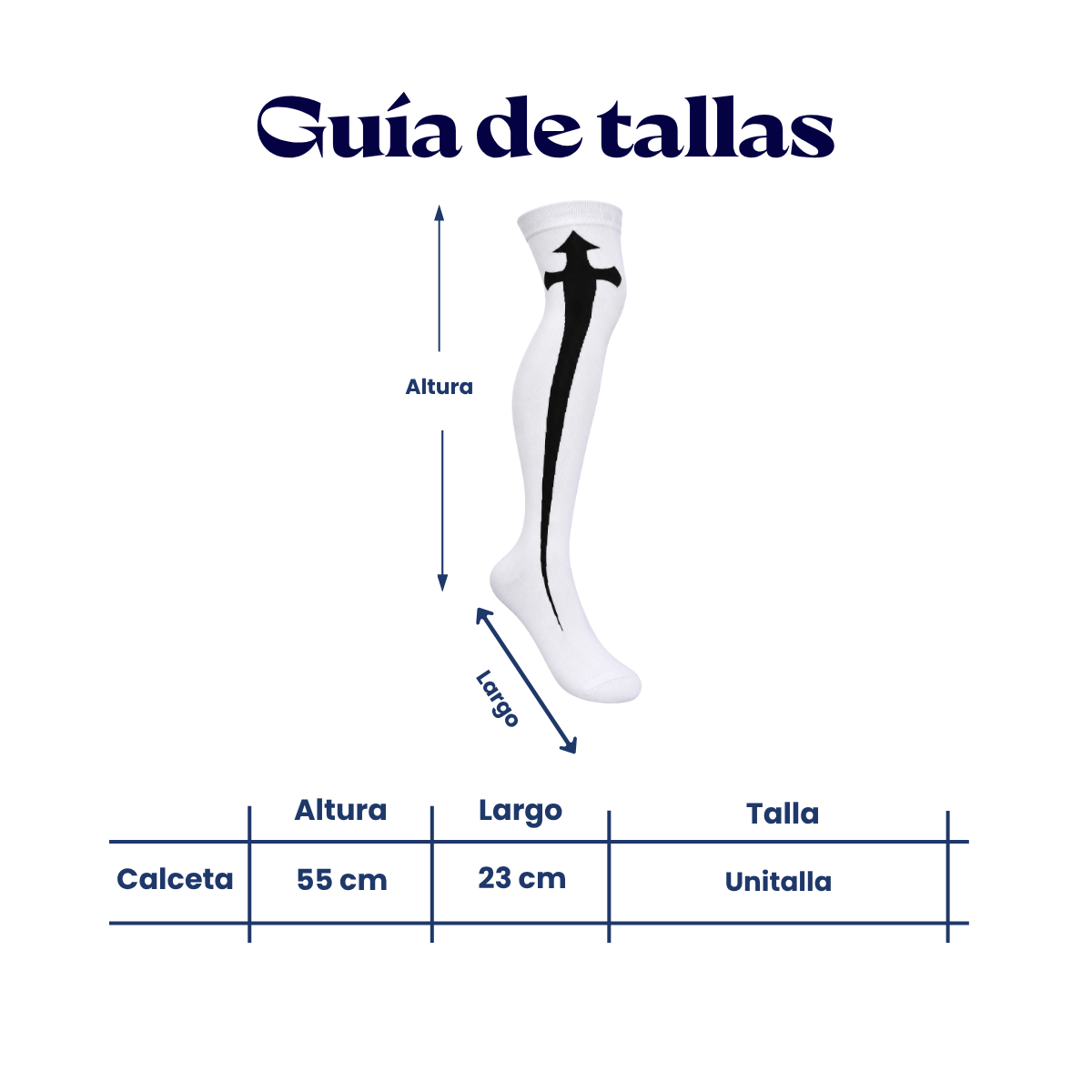 Calceta medieta espada unitalla Leka