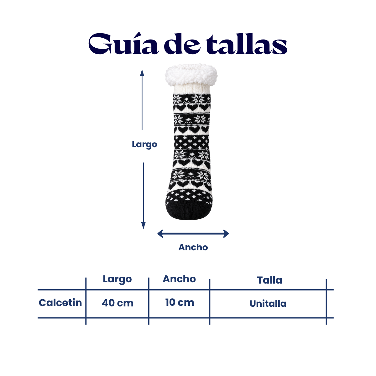 Calcetín con interior aborregado surtido unisex Bbs paquete de 6