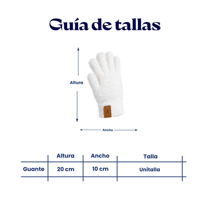 Guante afelpado surtido dama Valiz paquete de 6