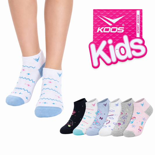 Tin estampado niña Koos paquete de 6