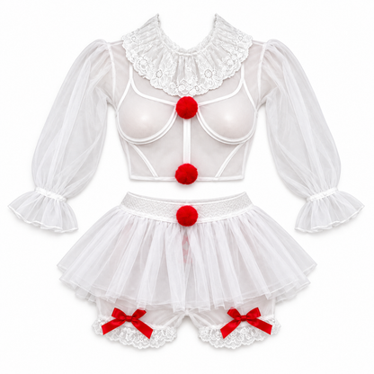 Baby doll disfraz payaso it unitalla dama