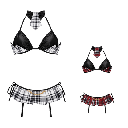 Baby doll disfraz colegiala mini unitalla