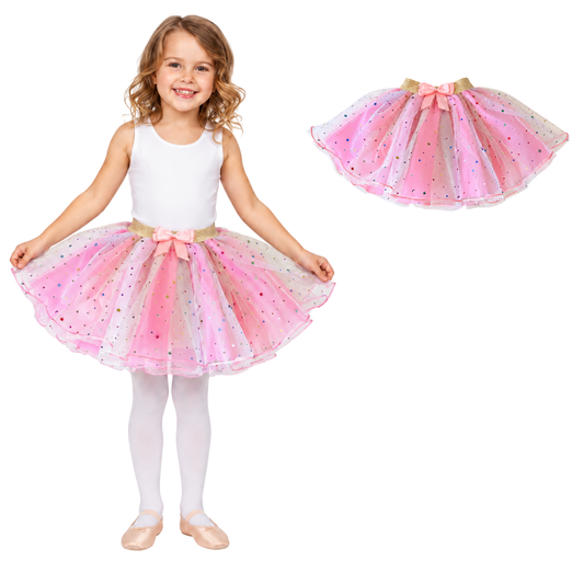 Tutu unicornio brillos económico varias tallas niña