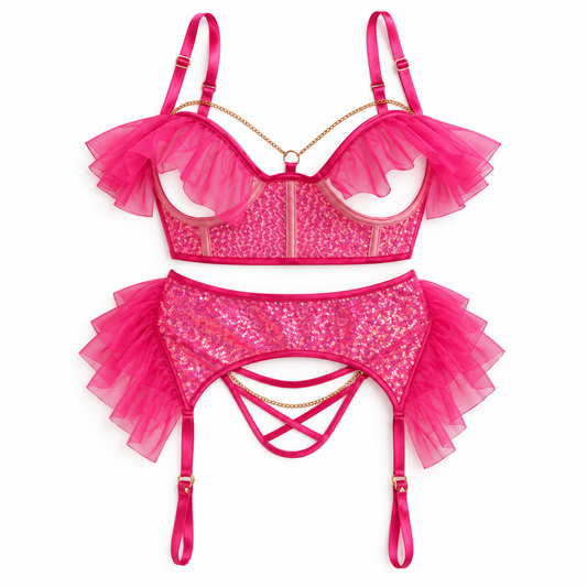 Baby doll disfraz barbie conjunto unitalla dama
