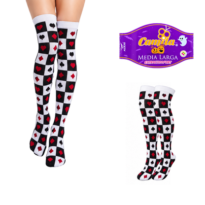 Calceta medieta halloween spiderman unitalla Camila