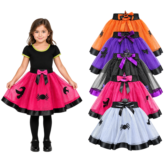 Tutu halloween varios colores niña