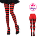 Malla de nylon rayada halloween Angie