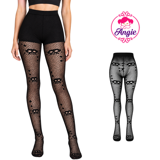 Malla de red con calaca varias tallas Angie