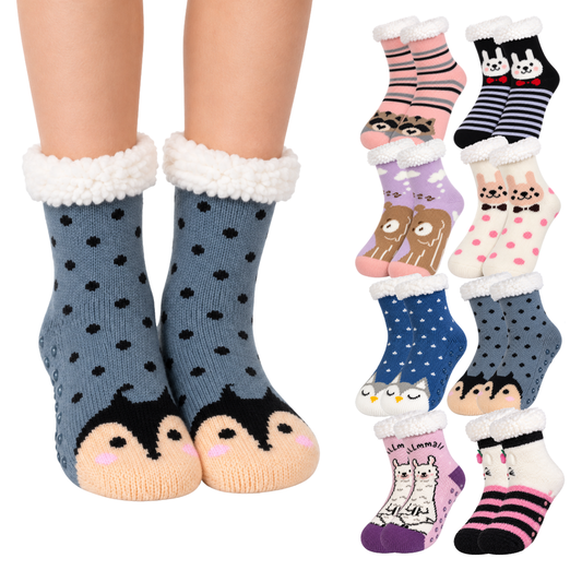 Calcetínes infantiles diseño animalitos unisex BBS