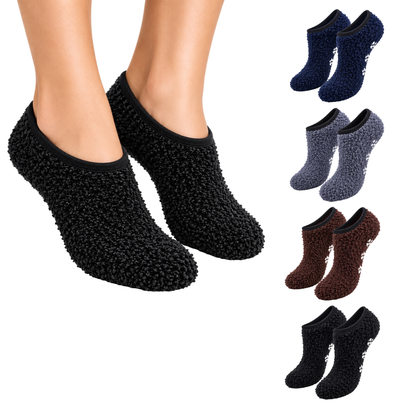 Protecto pie afelpado antiderrapante surtido unisex Valiz paquete de 6