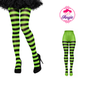 Malla de nylon rayada halloween Angie