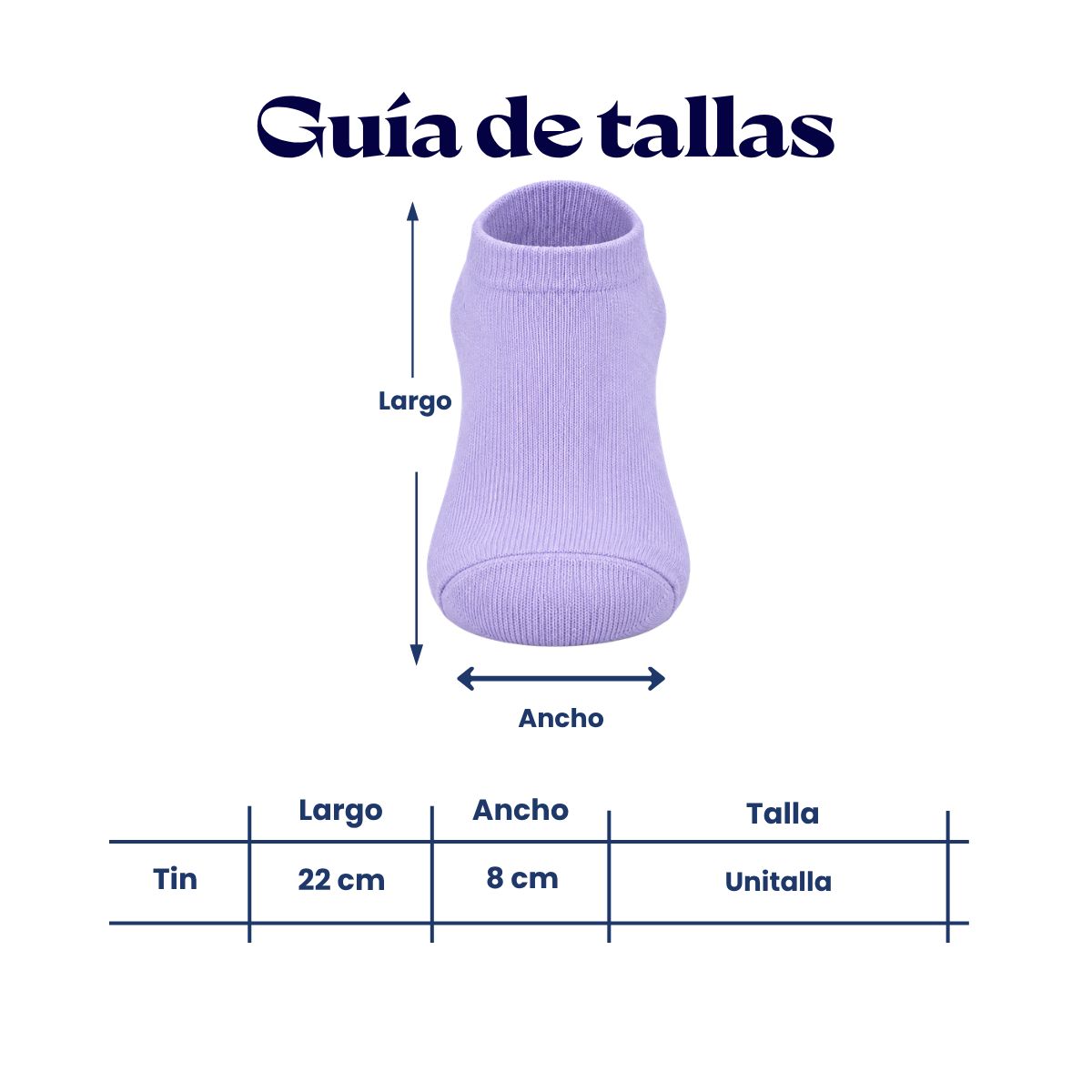Tin talonero liso dama Koos paquete de 6