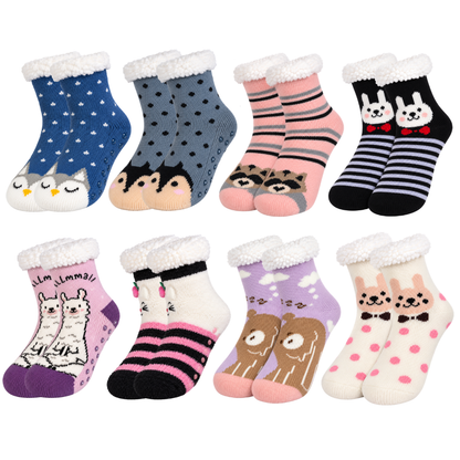 Calcetínes infantiles diseño animalitos unisex BBS