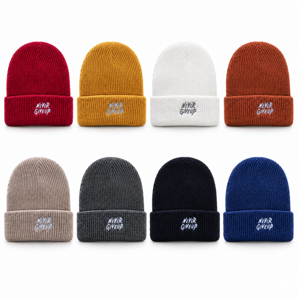 Gorro tejido acanalado surtido caballero Valiz paquete de 6