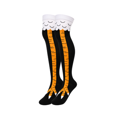 Calceta medieta pata de pollo unisex Leka