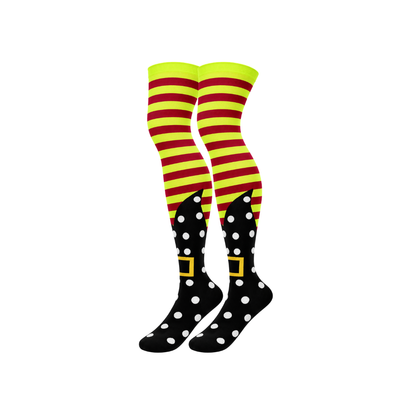 Calceta medieta botas de bruja unitalla Leka