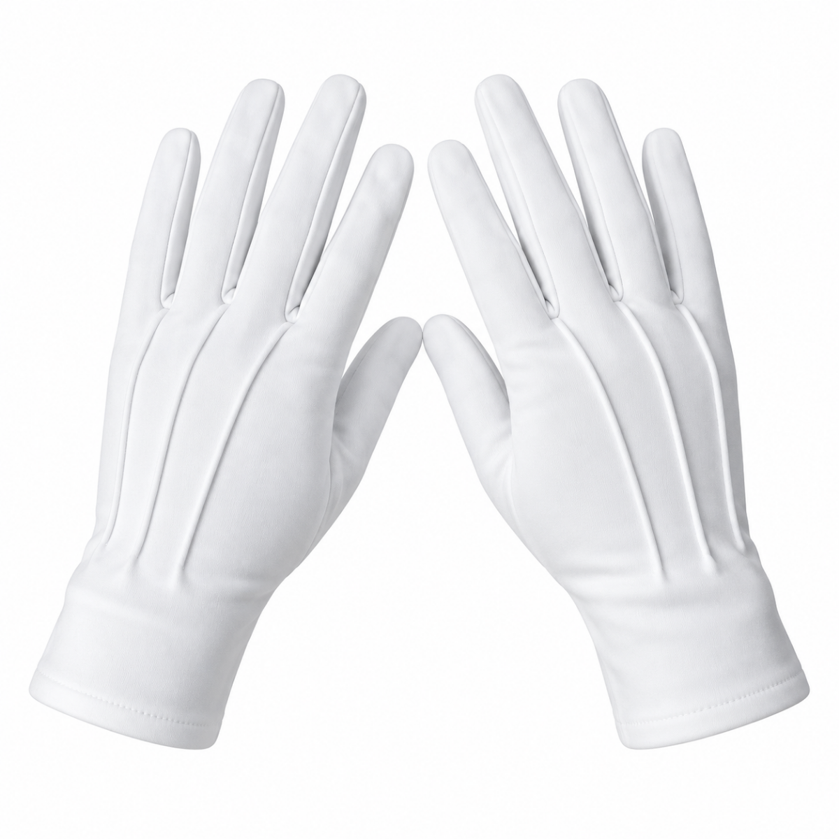 Guante blanco de algodón