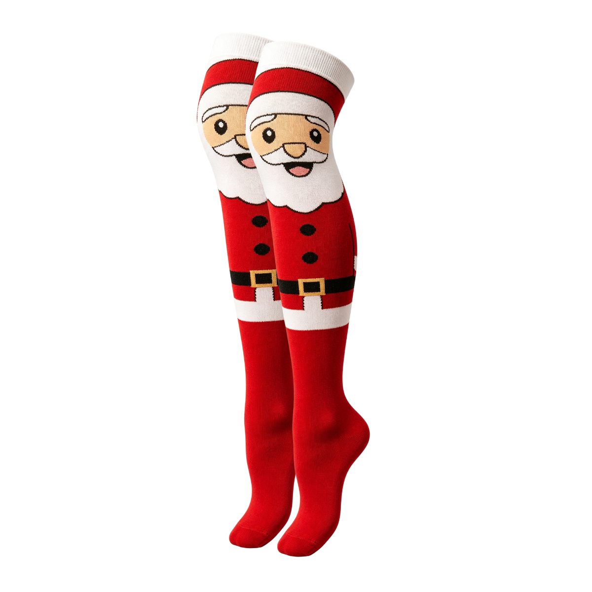 Calceta medieta navideña de Santa Claus Animado unitalla Koos
