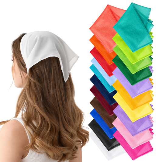 Mascada o pañuelo de nylon varios colores